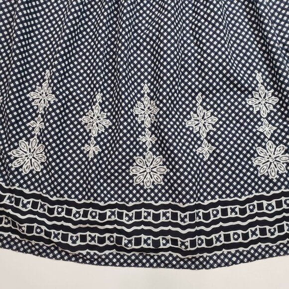 Banjanan Aurelia Victorian Gingham Maxi Dress Midnight Size M NWT - Picture 13 of 16